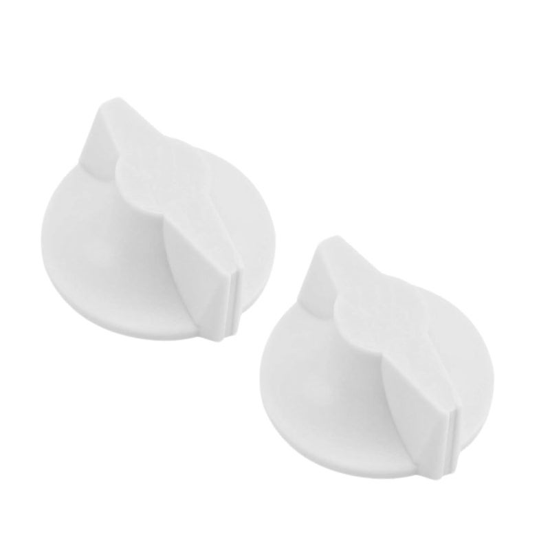 auaurly 10 PCS White Plastic 1" Timer Switch Knob Replaces 146MT574 Compatible with FD Series Spring Wound Wall Timer, Bathroom Heater Fan and Light Control - Image 5